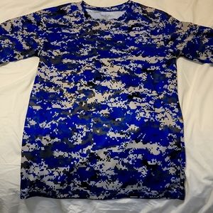 Blue camo shirt